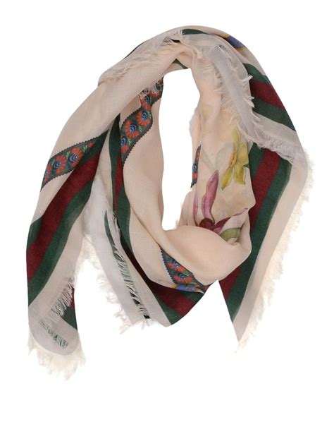 gucci tulip scarf|gucci neckerchief.